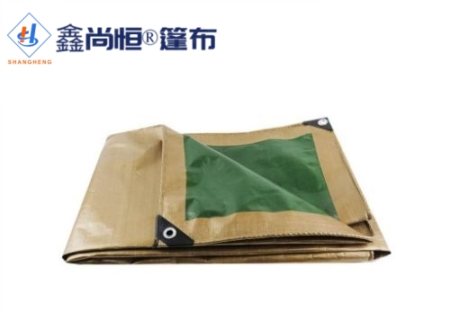 古铜绿色聚乙烯防水篷布4.32×10米克重198g