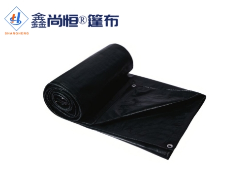 双黑色聚乙烯防水篷布4.87米×6.09米克重119g